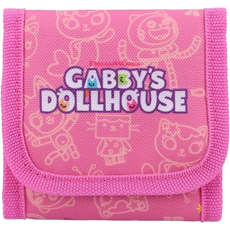 DREAMWORKS GABBY'S DOLLHOUSE Geldbörse The Party Starts Meow, 10 x 10 x 1 cm, offiziell lizenziert – Bild 3