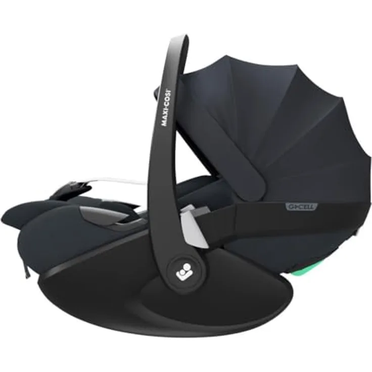 Maxi-Cosi Pebble 360 Pro i-Size Babyschale, drehbar ab Geburt - 15 Monate, flache Liegeposition, Essential Graphite