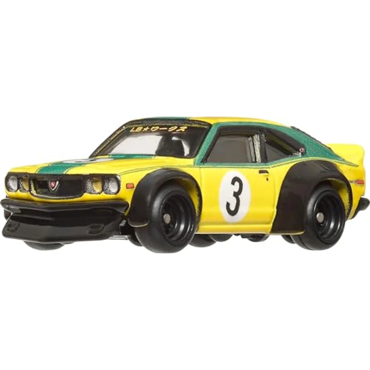 Hot Wheels Mazda RX3 HRV84, Premium Die-Cast Spielzeug-Rennwagen im Maßstab 1:64, Car Culture Japan Historics – Bild 1