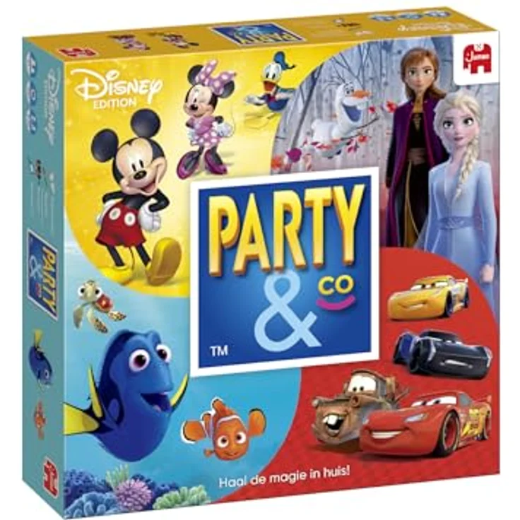 Jumbo Party & Co. Disney - NL, Brettspiel für 3-20 Spieler, ab 4 Jahren, Spieldauer 30 Minuten, verschiedene Disney-Themen – Bild 1