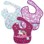 Bumkins S3-GF2 Super Bib 3 Pack, Mehrfarbig