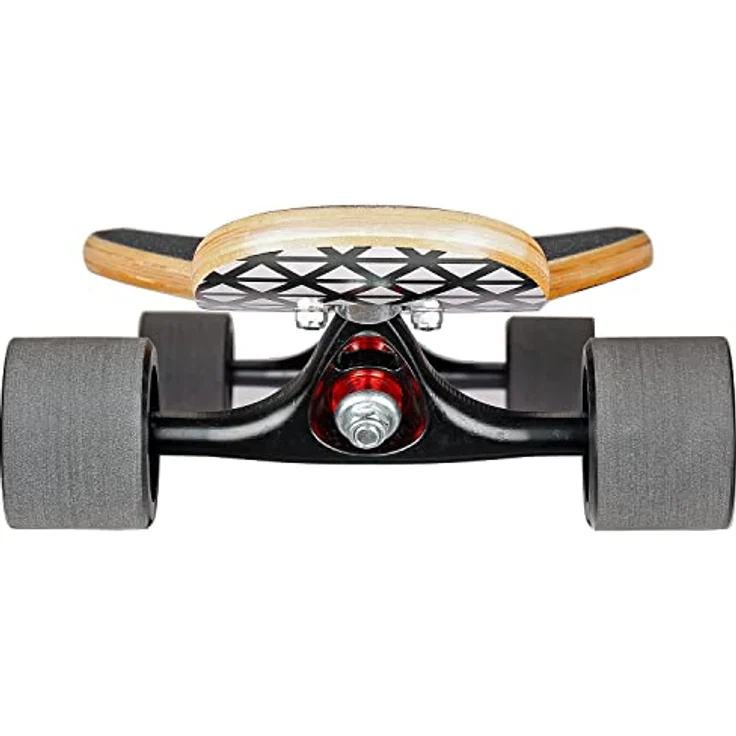 Mach1 Bambus Longboard mit Keramik Kugellager + T-Tool - Skateboard Drop Through Cruiser Komplettboard - 2853 – Bild 3