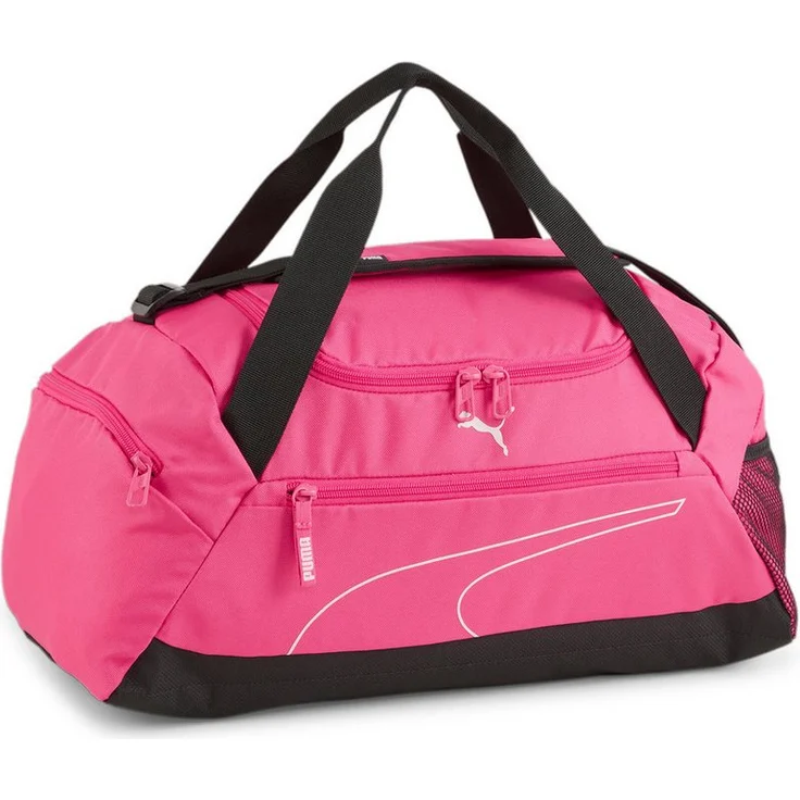 PUMA Sporttasche FUNDAMENTALS SPORTS BAG S, recycelte Materialien, schwarz