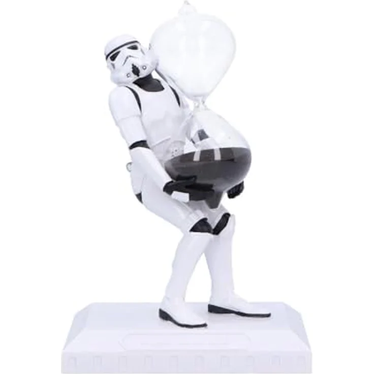 Nemesis Now Stormtrooper Sanduhr Time's Up, 17 cm, mit schwarzem Sand und offiziell lizenzierten Stormtrooper-Design – Bild 1
