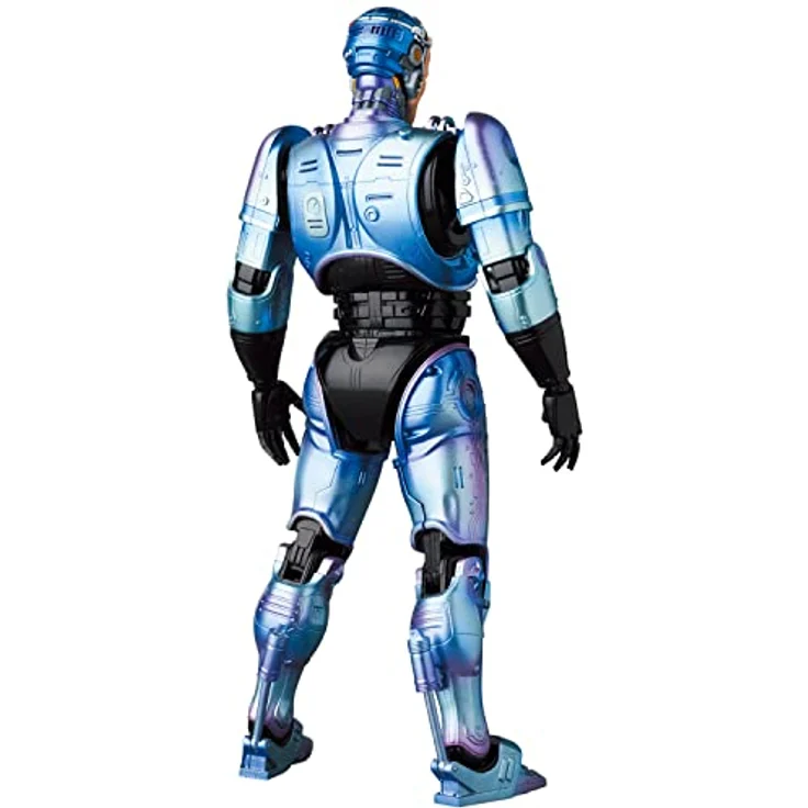 Medicom MAFEX No.196 Robocop 2, Actionfigur mit Murphy Head Version, Gesamthöhe ca. 160 mm, verstellbarer Figurenständer, vorgefräste Detailteile – Bild 2
