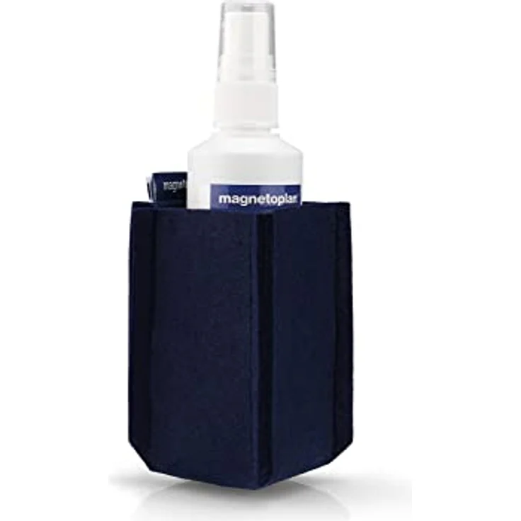 magnetoplan magnetoTray ecoAware Small, Blauer magnetischer Stifteköcher aus recycelten PET-Flaschen, 6 x 10 x 6 cm – Bild 4
