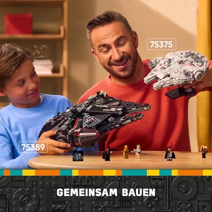 LEGO® Konstruktionsspielsteine Dunkler Millennium Falke (75389), LEGO Star Wars TM, (1579 St), Made in Europe – Bild 7