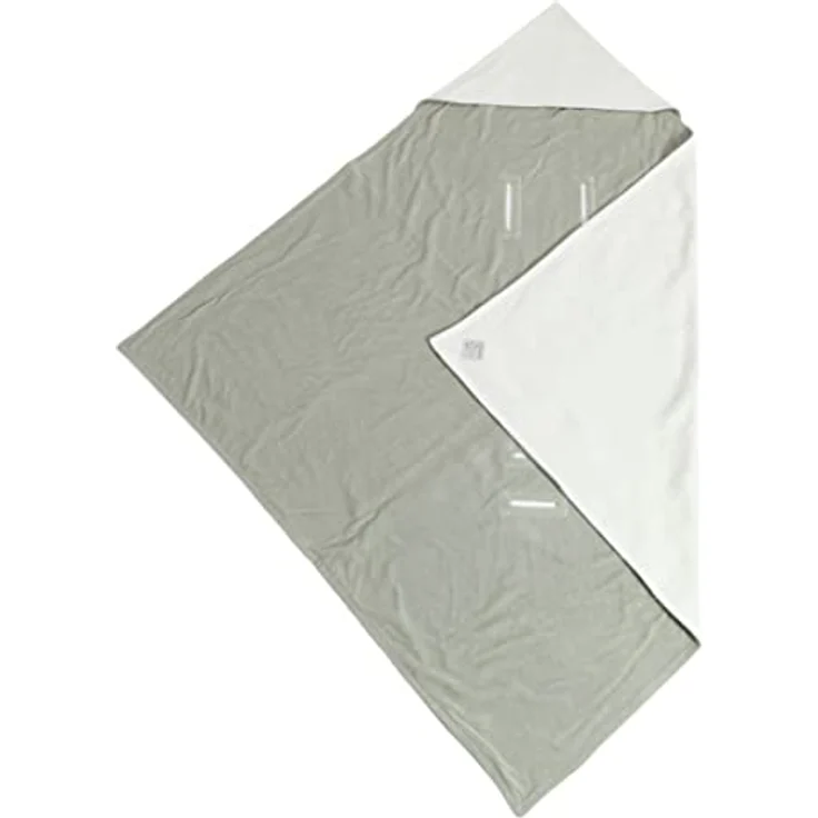 Kaiser Einschlagdecke Sunny Wrap Summer, 85 x 85 cm, für Babyschalen, atmungsaktives Musselin-Frottee, Vanille Ice – Bild 3