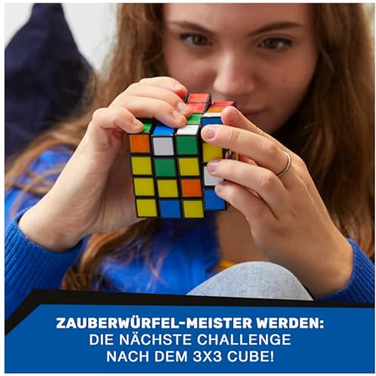SPIN MASTER Rubik’s 4x4 Master, Geschicklichkeitsspiel mit verbessertem Mechanismus und langlebigen farbigen Steinen, mehrfarbig – Bild 3