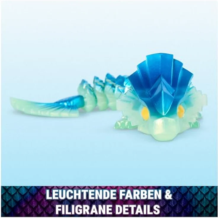 CrystaLynx Small Dragons - 23 cm bewegliche Drachenfigur, sammelbar, 10 Varianten, Fidget-Spielzeug für Kinder ab 8 Jahren und Erwachsene – Bild 3