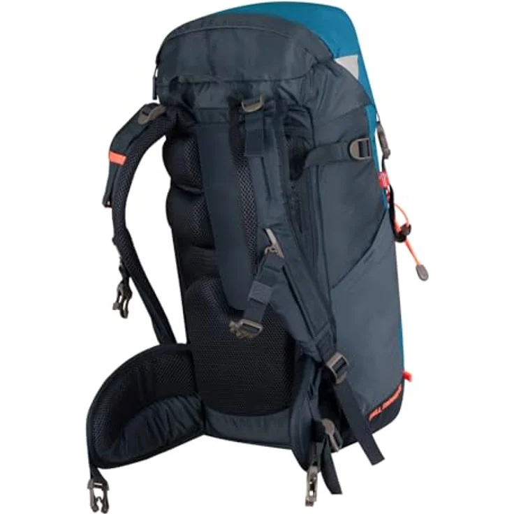 TROLLKIDS Trekkingrucksack FJELL TREKKER 22, sportlicher Rucksack aus 100% Polyamid, atlantic blue/dark navy/glow orange – Bild 4