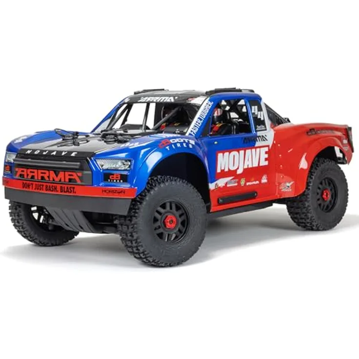 Arrma Mojave 4S BLX, 1:8 RC-Buggy im Desert-Truck-Stil, Blau, Allradantrieb, Brushless-Antrieb, 80 km/h Geschwindigkeit