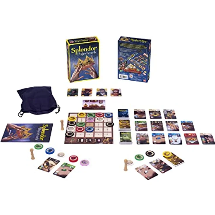 Rebel Splendor: Pojedynek, strategisches Brettspiel für 2 Spieler mit modifiziertem Edelsteinsystem und neuen Karten für taktische Vielfalt – Bild 2