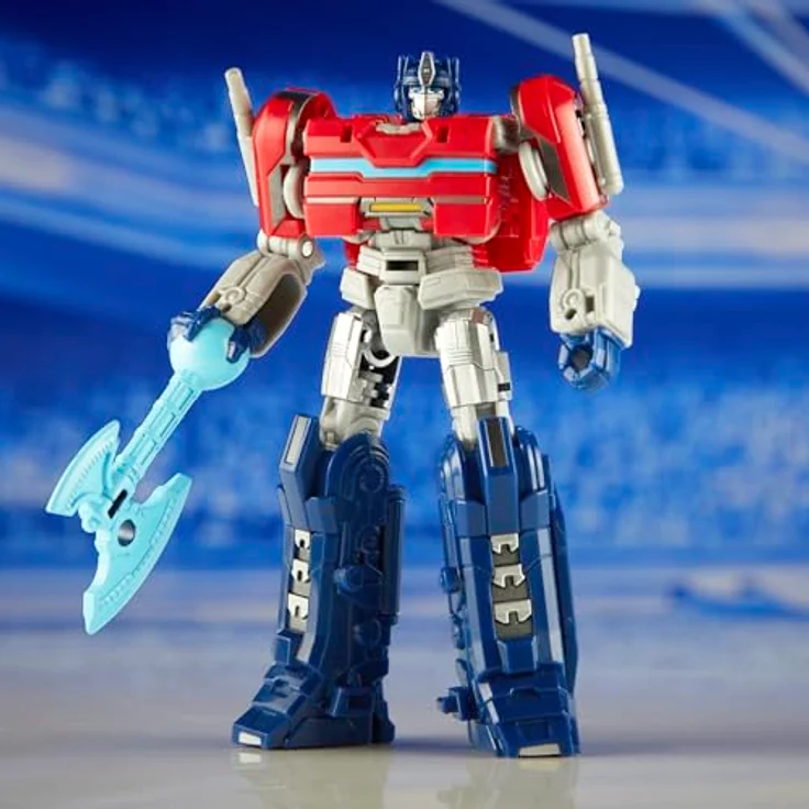 Transformers One Prime Changer Optimus Prime (Orion Pax), 12,7 cm Action-Figur mit 2-in-1 Verwandlung in cybertronischen Truck, Zubehör: Streitaxt und Matrix der Führerschaft – Bild 5