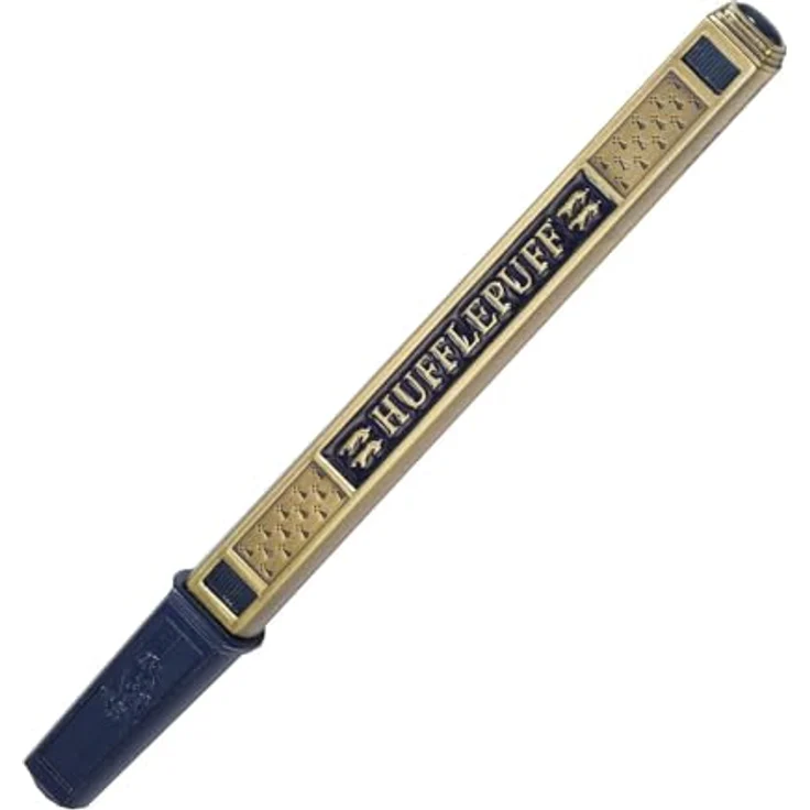 Noble Collection Harry Potter Hufflepuff Schreibstift mit Halterung, Mehrfarbig, 1 Stück – Bild 2