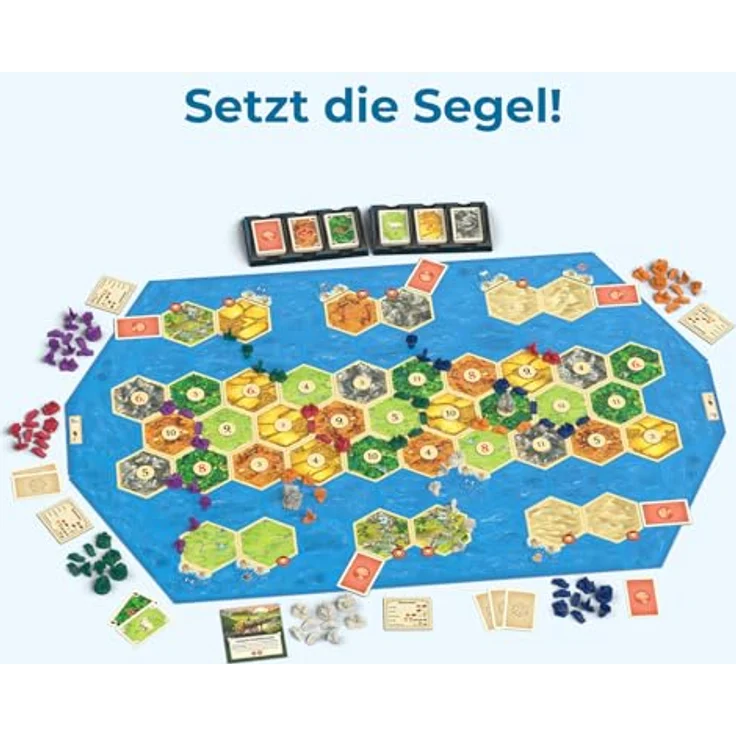 KOSMOS Catan - Seefahrer Ergänzung für 5-6 Personen, Neuauflage mit erweiterten Möglichkeiten – Bild 3