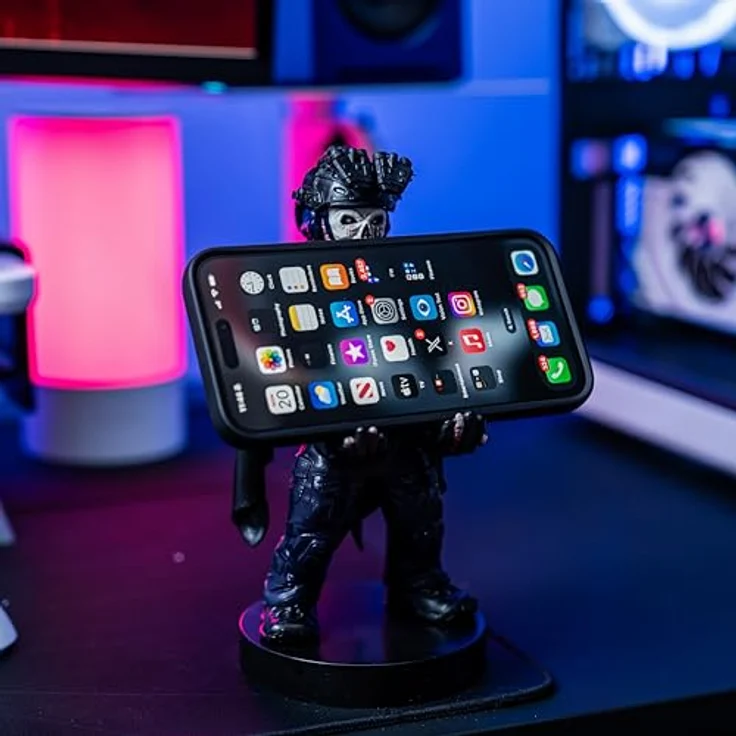 Exquisite Gaming Zombie Ghost Warzone, Smartphone-Halterung 21 cm, Braun, kompatibel mit PS5 und Xbox Series S/X – Bild 4