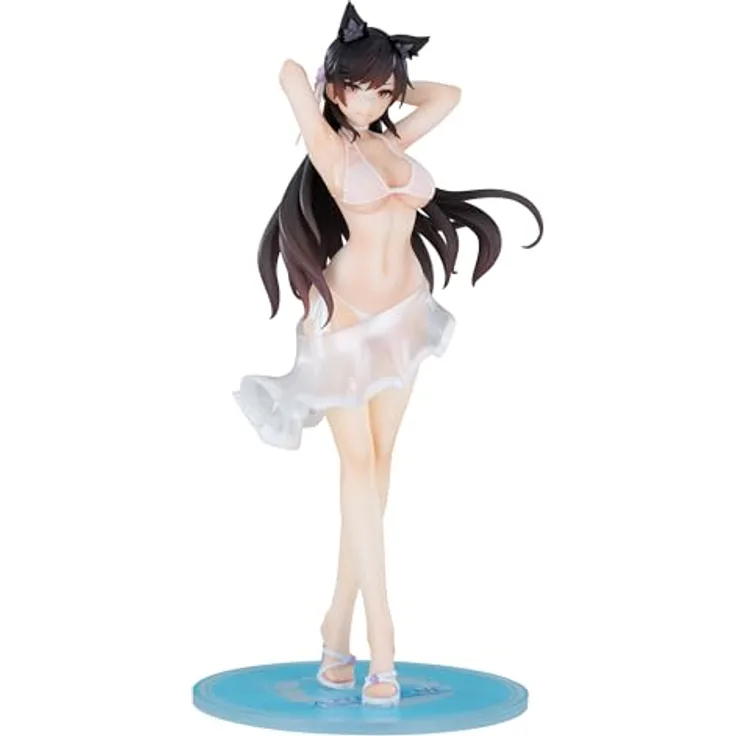 Apex Azur Lane Limepie Series PVC Statue Atago Summer March Ver. 23 cm, detailreiche Sammelfigur mit Base in Fensterbox
