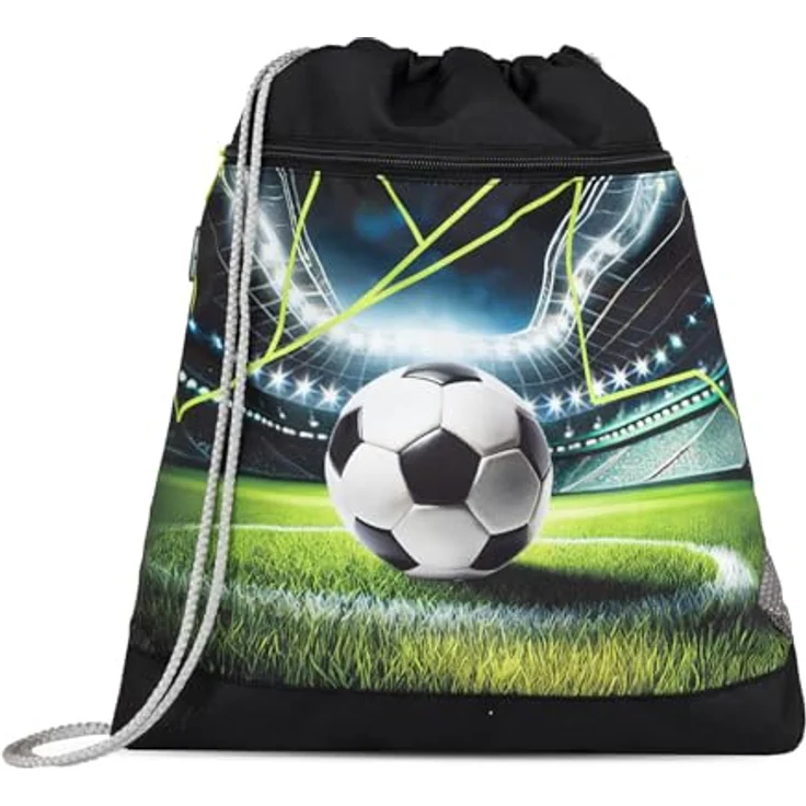 Belmil Schulranzen Set Classy 10-teilig 2025 Jungen Champion's Kick, schwarz/grün, ergonomisch, wasserabweisend, 19 Liter Volumen – Bild 8