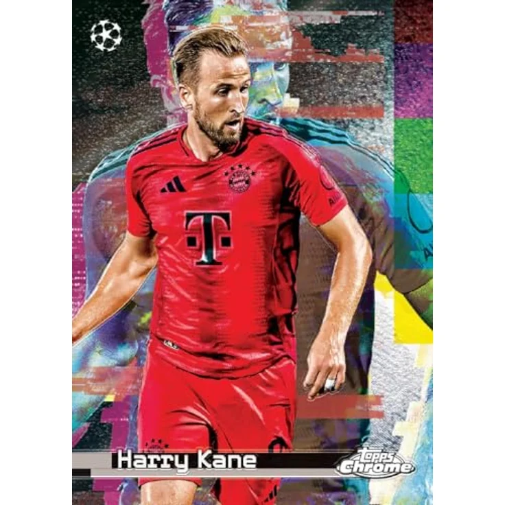 Topps Chrome UEFA Club Competitions 2024-25 Hobby Box, Sammelkarten-Display aus Papier und Pappe, geeignet für Sammler ab 6 Jahren – Bild 4