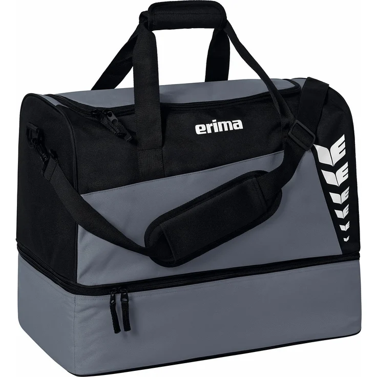 Erima Sporttasche SIX WINGS Sporttasche mit Bodenfach, Kinder, moderner SIX WINGS Print, integriertes Bodenfach, blau