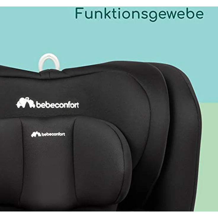 Bebeconfort EvolveFix i-Size, um 360° drehbarer Kindersitz, Kindersitz der Gruppe 0 1 2 3, ISOFIX-Kindersitz, ab Geburt bis zu 12 Jahren, bis zu 36 kg, 40-150 cm, Black Mist – Bild 7