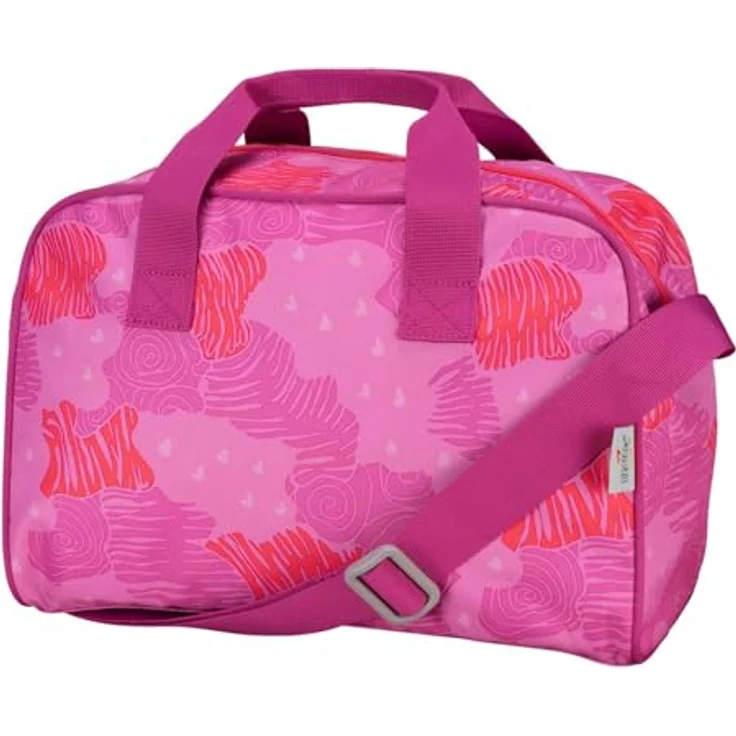 DerDieDas Sporttasche 35 cm, pink, 100% Polyester, Kinder Sporttasche, 35 x 16.5 x 24 cm – Bild 2