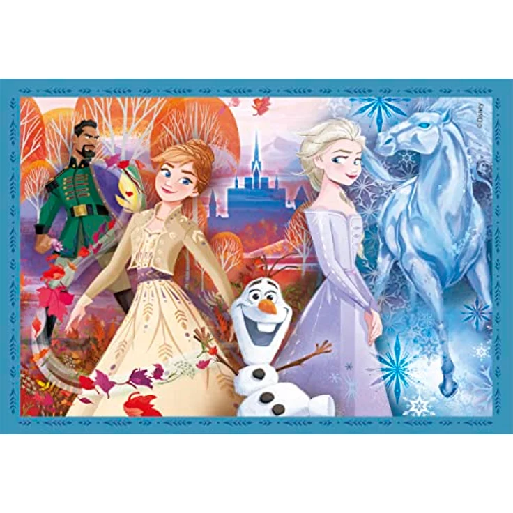 Clementoni - 21518 - Supercolor Puzzle 4 In 1 - Disney Frozen - Puzzle ...