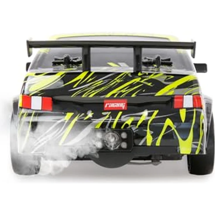 Amewi RC Drift Sport S12 4WD 1:16 RTR, ferngesteuertes Sportauto mit Raucheffekt und LED-Beleuchtung, grün – Bild 7