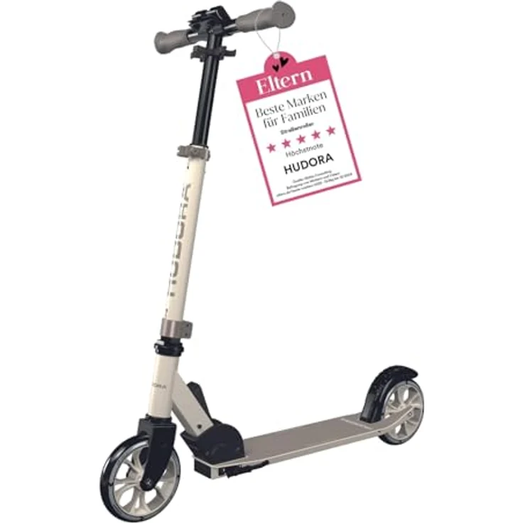 HUDORA Scooter Up 145 Junior - pearl - Kinder Roller ab 3 Jahre - City Roller mit 145 mm Rollen - bis 60 kg – Bild 1