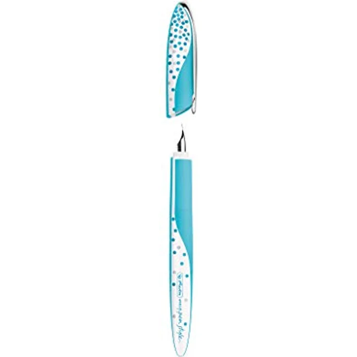Herlitz Füllhalter "my.pen" Frozen Glam, Patronenfüllhalter für Links- und Rechtshänder, ergonomische Griffzone – Bild 3