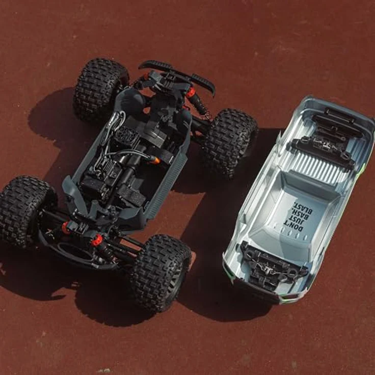 Arrma 1:10 GRANITE MEGA 665 4X4 RTR Monster Truck, orange, mit Bürstenmotor und robuster Bauweise für Action auf verschiedenen Untergründen – Bild 7