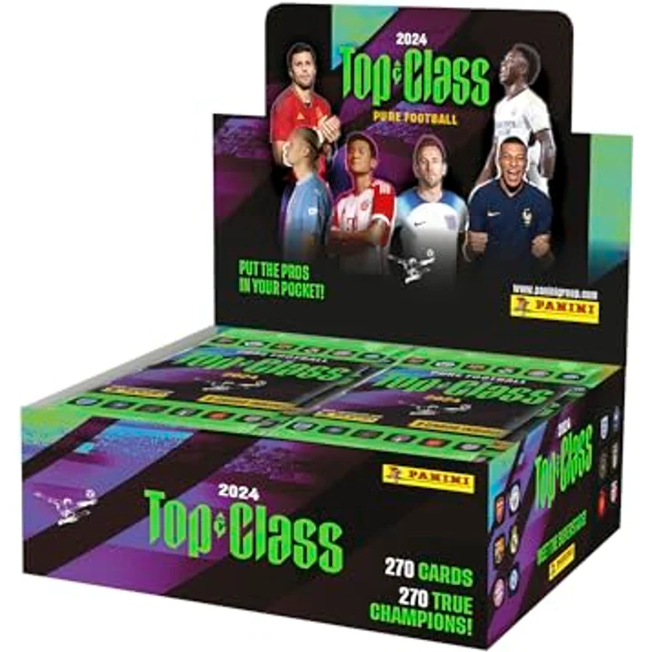 Panini FIFA Top Class 2024 Trading Cards Flow Packs Display (24) - 192 Karten, 10 Subsets, Unbeatable Cards in fünf Farbvarianten – Bild 2