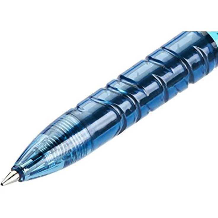 Pilot Begreen B2P Gelroller, nachfüllbar, 10 Gelstifte und 10 Refills (Blau, 100% plastikfrei) – Bild 4