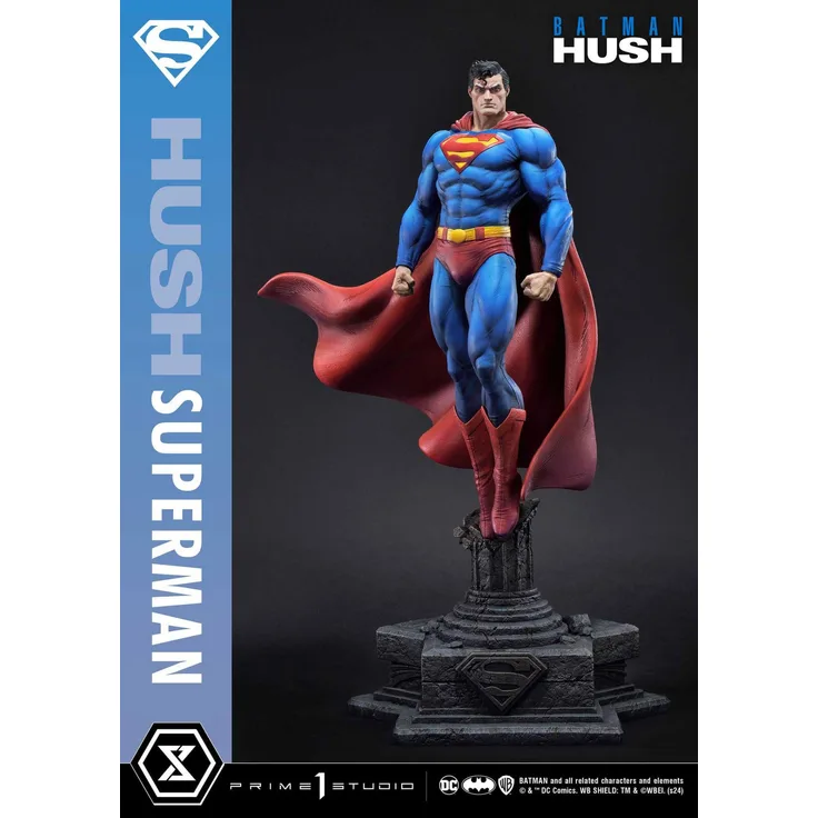 Prime 1 Studio DC Comics Premium Masterline Series Statue 1/4 Batman: Hush (Comic) Superman Bonus Version, 77 cm, 3 Porträts, limitiert auf 500 Stück