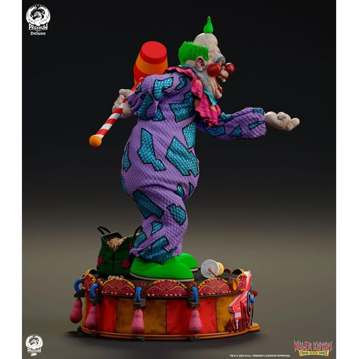 PCS Les Clowns tueurs venus d'ailleurs Premier Series 1/4 Jumbo Deluxe Edition, 64 cm Polystone Statue aus "Space Invaders" mit Echtheitszertifikat