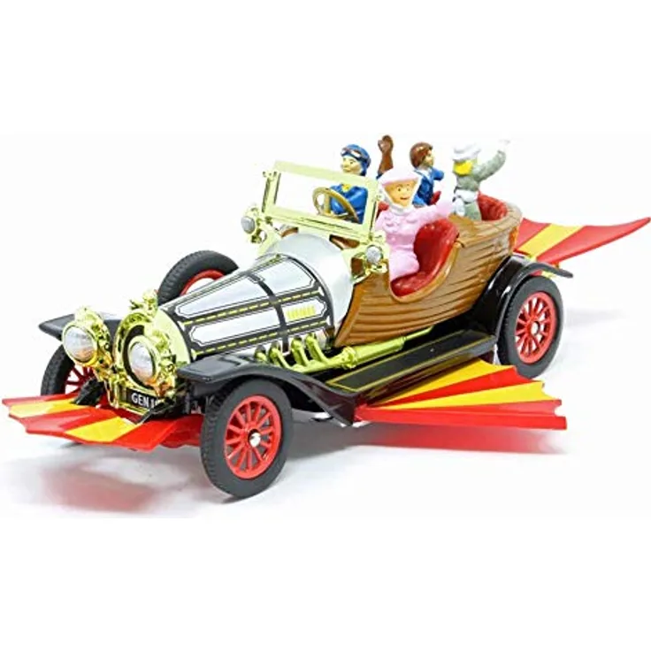 Corgi Chitty Chitty Bang Bang, Modellfahrzeug im Maßstab 1:45 mit beweglichen Flügeln und vier Figuren, 128 mm Länge