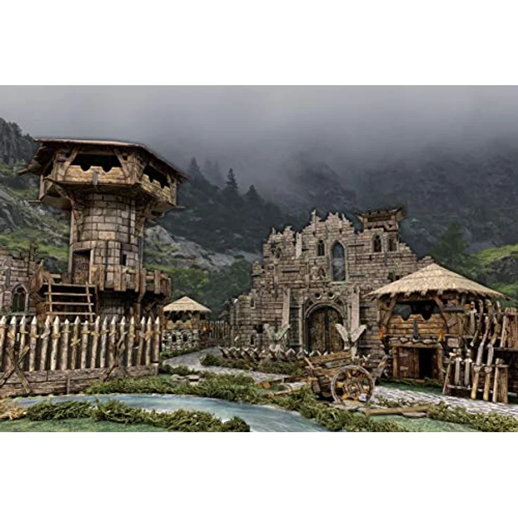Battle Systems Fantasy Battle Systems Wargames Terrain Battlefield, Multi Level Tabletop War Game Board für Wargaming 40K Universe - BSTFWC002 – Bild 5
