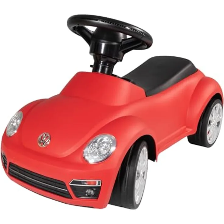 Lemodo Rutschauto Beetle, stabiles Babyrutscher Kinderfahrzeug mit Kippschutz, geeignet für Kleinkinder ab 18 Monaten, rot