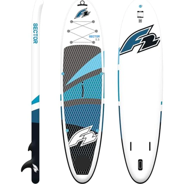 F2 Stand up Paddle Board Sector SMART SUP, 10,5 mit E-Pumpe und Smart Box-System, blau 2024/2025 – Bild 2