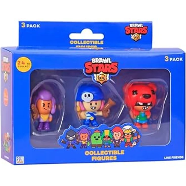 Brawl Stars Figure 3 pack window box S1, 1x Set, zufällige Auswahl – Bild 5