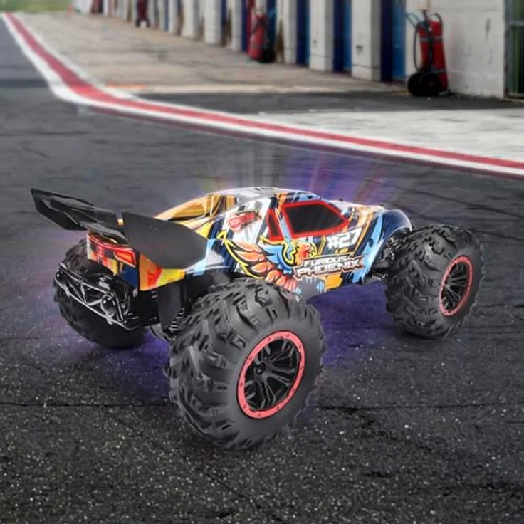Dickie Toys RC-Monstertruck Furious Phoenix, RTR, 40 cm, mit Licht, blau – Bild 6