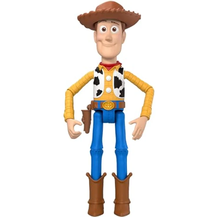 Mattel Disney Pixar Toy Story 5 Holzfigur Woody, 18 cm mit 14 beweglichen Gelenken, für Kinder ab 3 Jahren – Bild 2