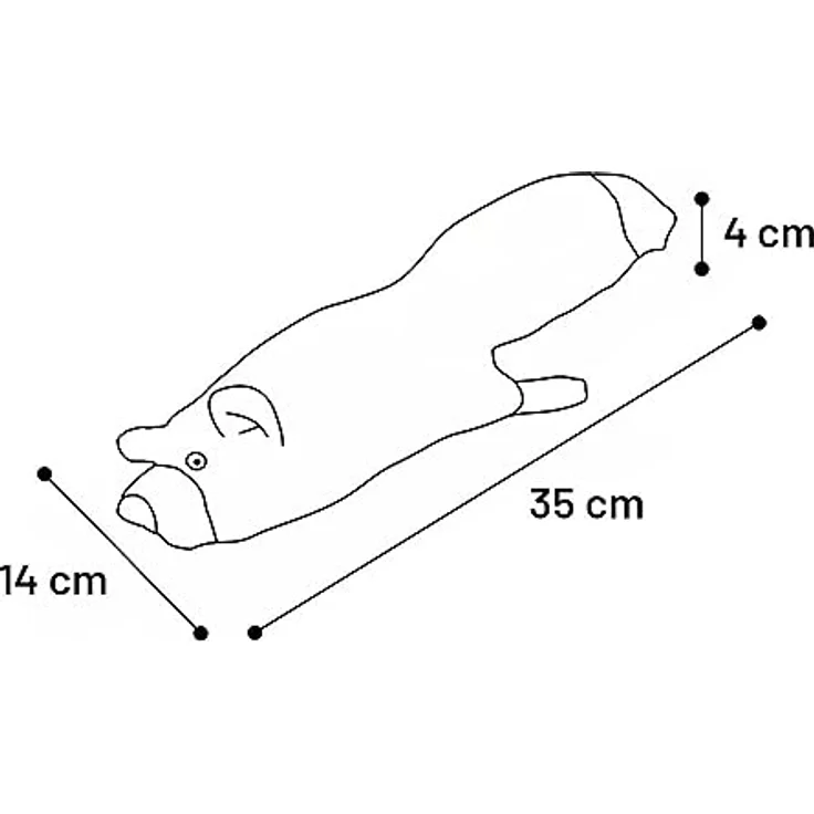 Flamingo KS Flapso, Bewegendes Eichhörnchen aus Plüsch, Braun, 35 cm – Bild 4