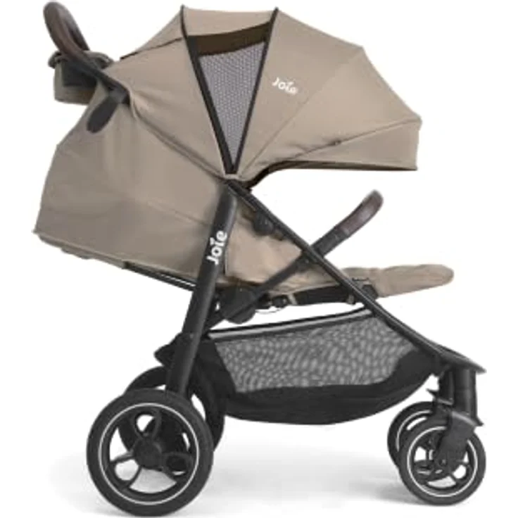 Joie Litetrax Pro Buggy, kompakter Sportwagen mit pannensicheren Schaumstoffreifen und Flex-Komfort-Federung, Toffee – Bild 5