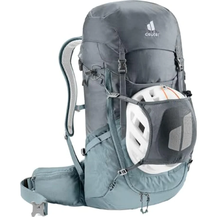 Deuter Futura Wanderrucksack, Aircomfort System, Active Comfort Fit, große Frontöffnung, grau – Bild 2