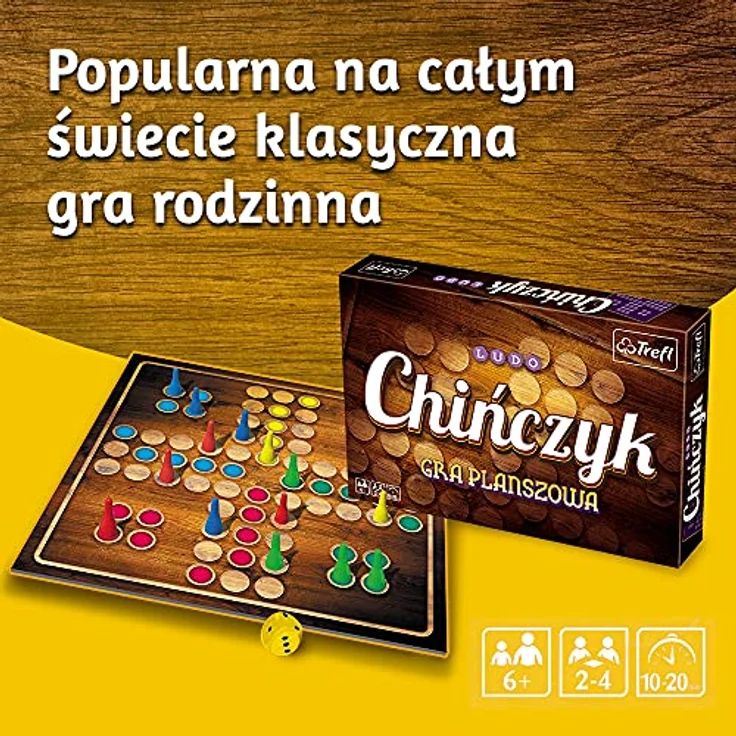 Sonstige Verlage Klassisches Chinesisches Brettspiel De Luxe 01682, kindgerechtes Spielzeug aus robustem Kunststoff – Bild 2