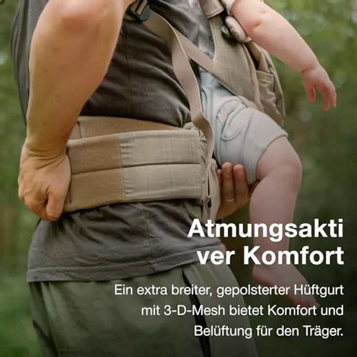 Osprey Poco Soft, Babytrage für Outdoor mit 3 Tragepositionen, atmungsaktivem Mesh und UV-Schutz – Bild 5