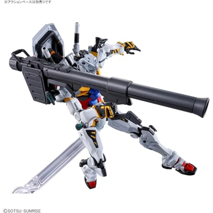 Bandai HG 1/144 White Gundam, beweglicher Spritzgussbausatz mit Hyper-Bazooka und Markierungsaufklebern – Bild 6