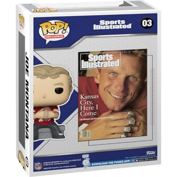 Funko Cover Sports Illustrated Joe Montana, Sammelfigur für Fans des Funko POP! Universums, voraussichtliches Release Datum: 28. Juni 2024 – Bild 3